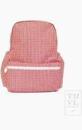 gingham red Backpacker