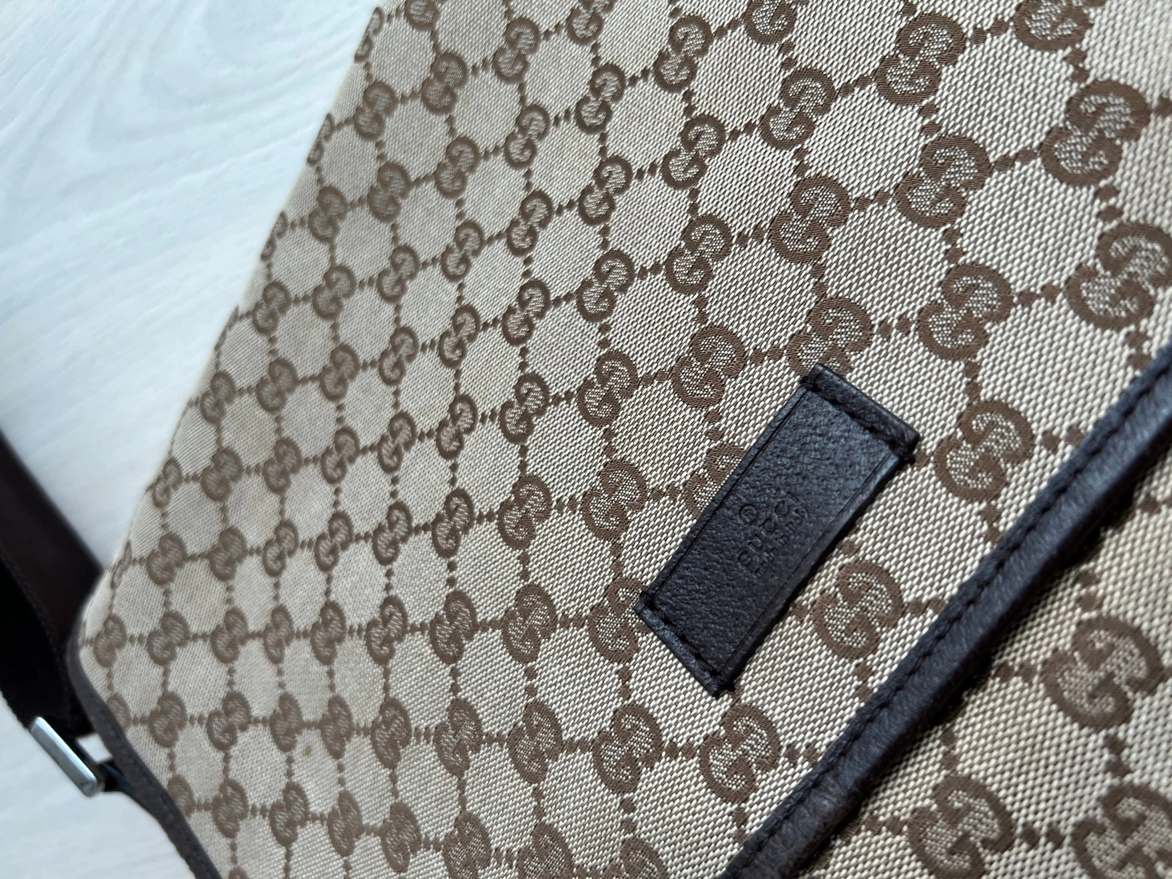 Gucci GG monogram messenger bag