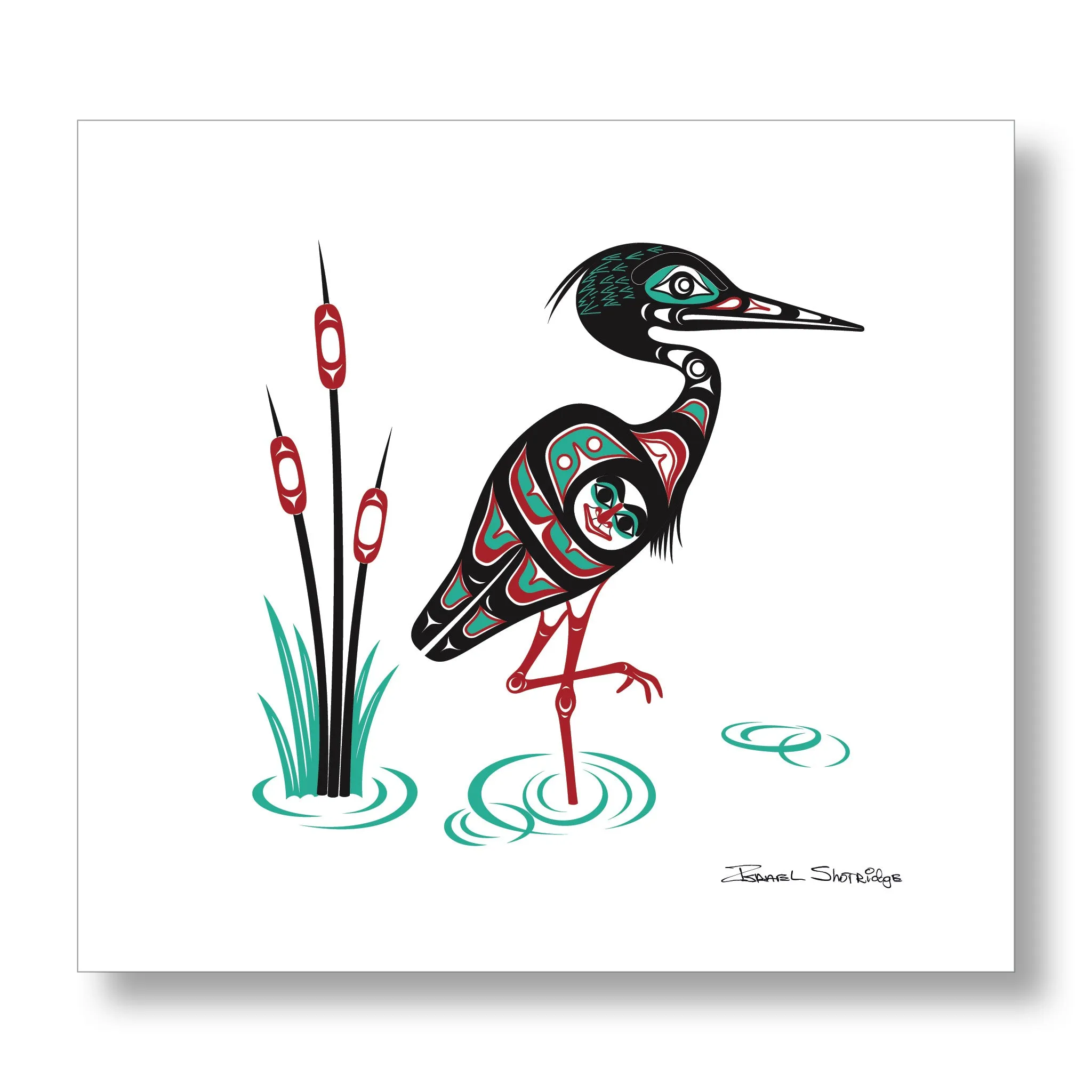 Heron - Limited Edition XL Art Print