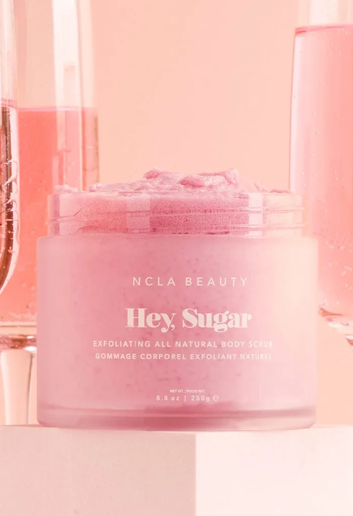 Hey Sugar, All Natural Body Scrub-Pink Champagne