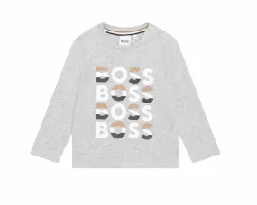 Hugo Boss Baby's J05948 Long Sleeved T-Shirt Grey