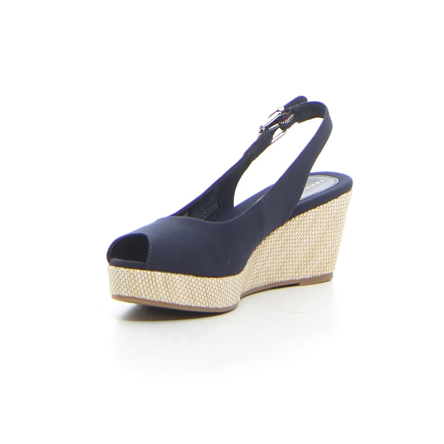 Iconic Elba sling back con zeppa