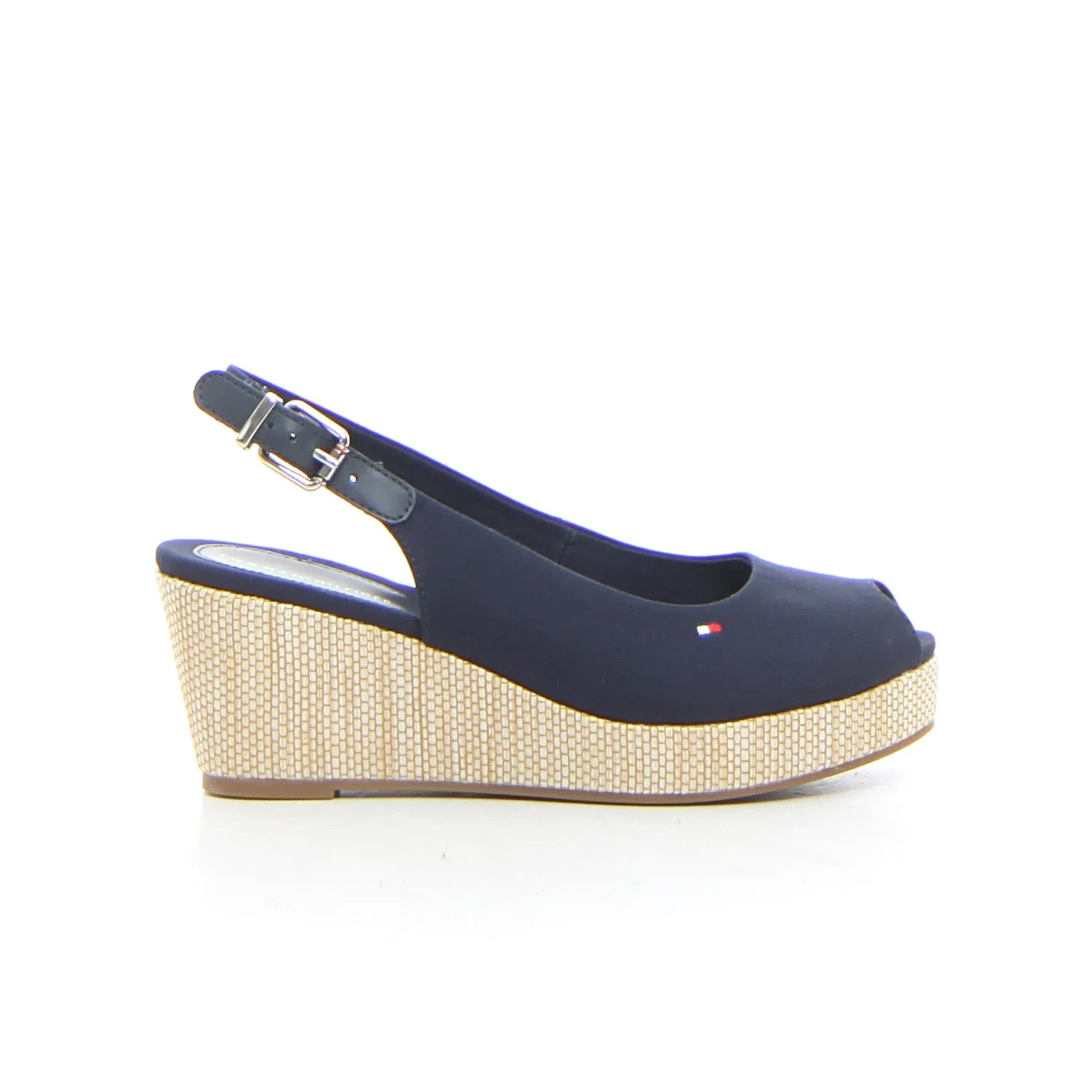 Iconic Elba sling back con zeppa