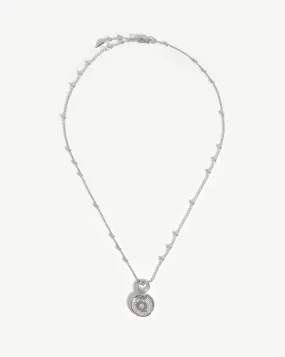 Initial Pendant Necklace  - Initial Q | Sterling Silver