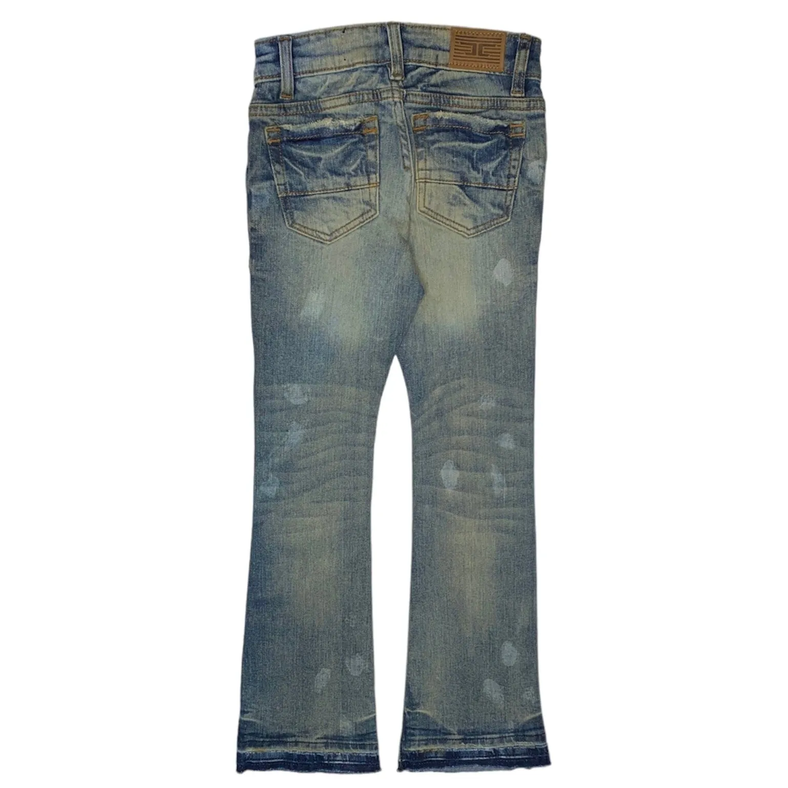 Kids Jordan Craig Stacked With Shreds Jeans (Desert Storm) JTF206K