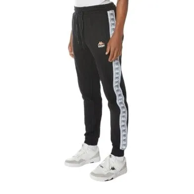 Kids Kappa 222 Banda Galanz Sweatpants (Jet Black) 311G2BW