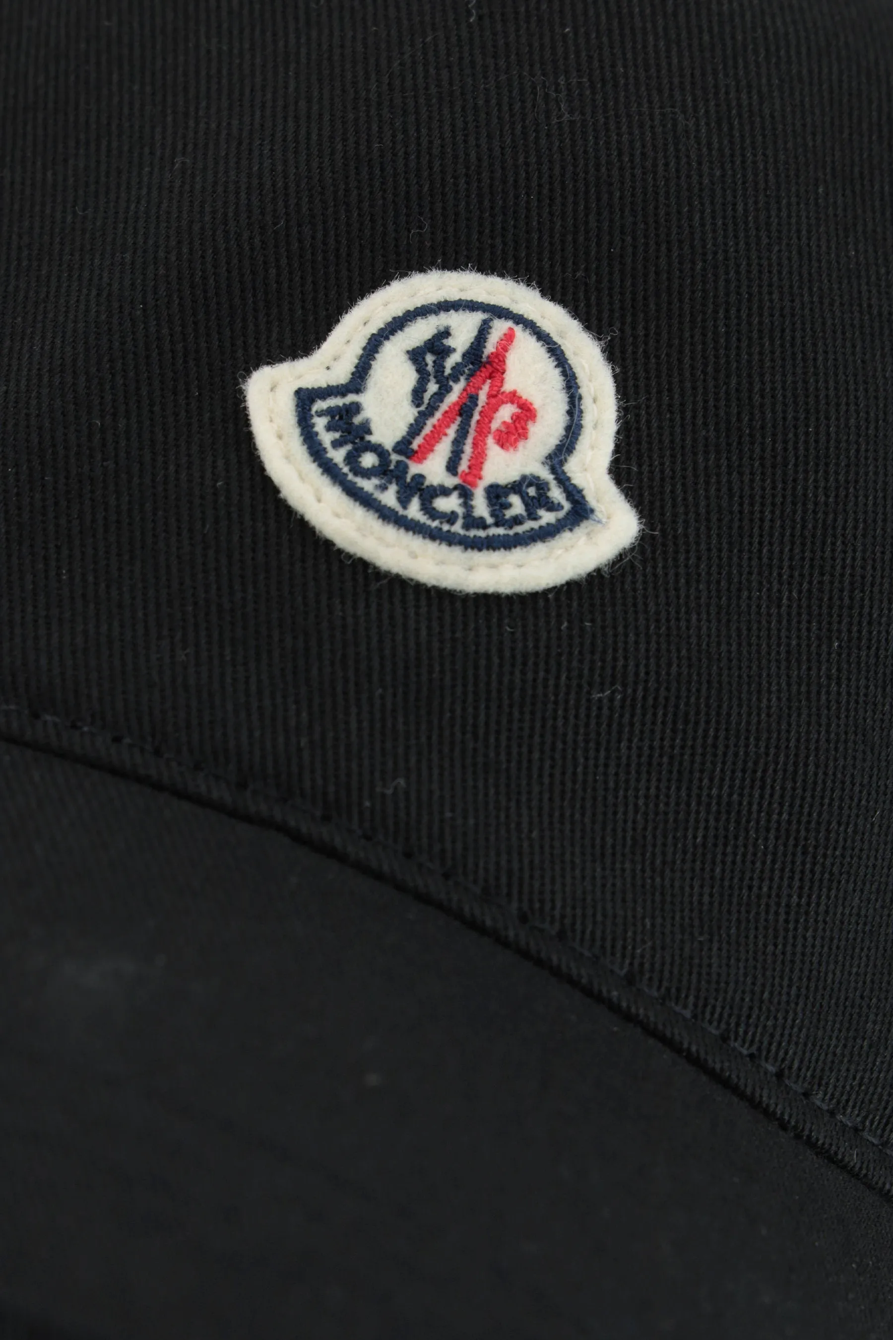 logo patch gabardine baseball cap