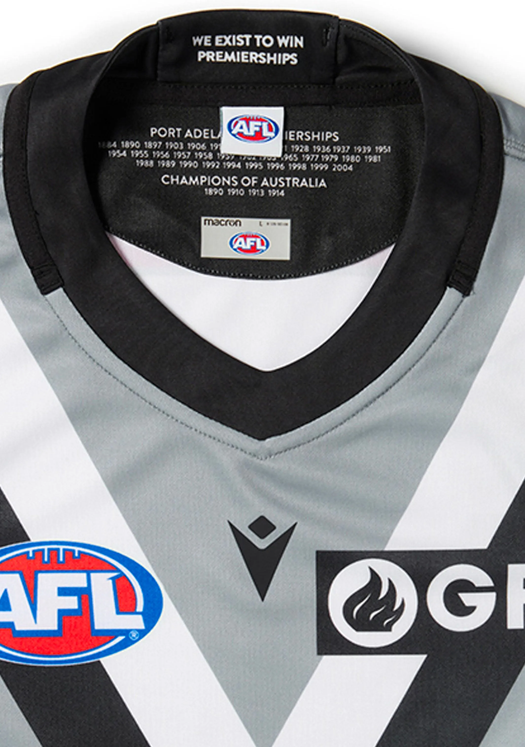 Macron Port Adelaide Junior 2022 Clash Guernsey Sleeveless <br> 58542665