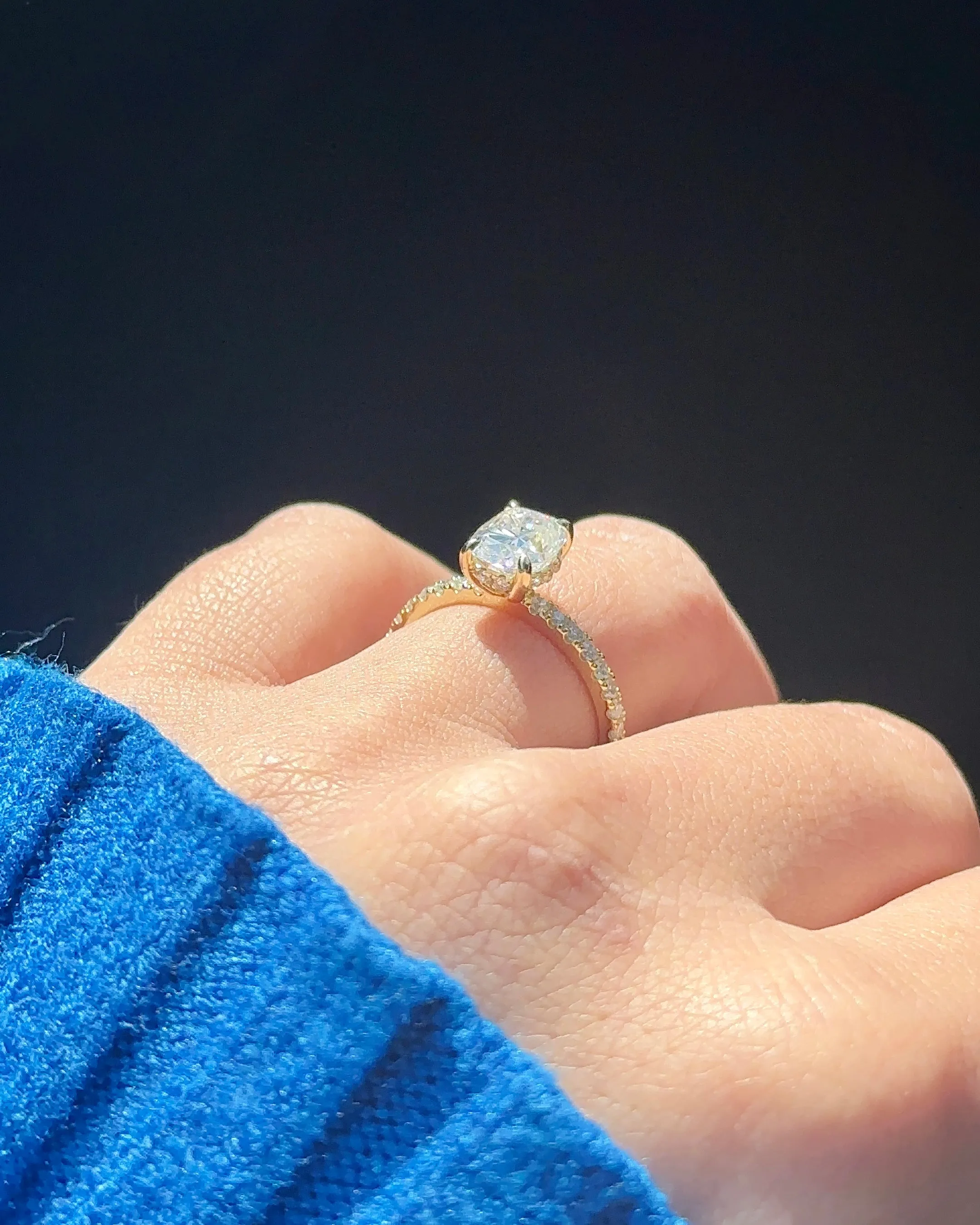 MADISON MOISSANITE RING