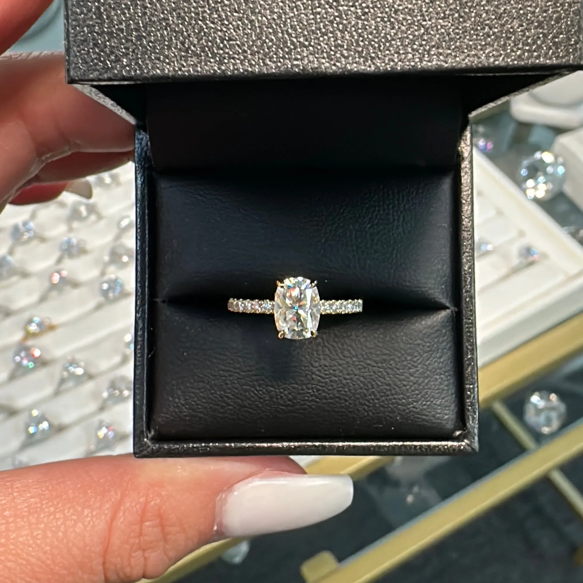 MADISON MOISSANITE RING