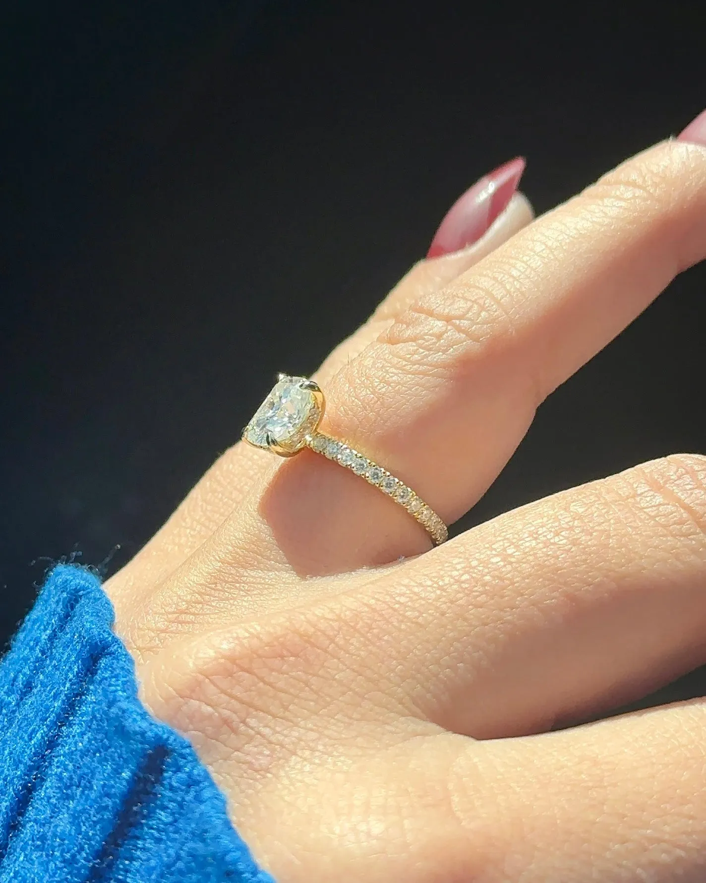 MADISON MOISSANITE RING