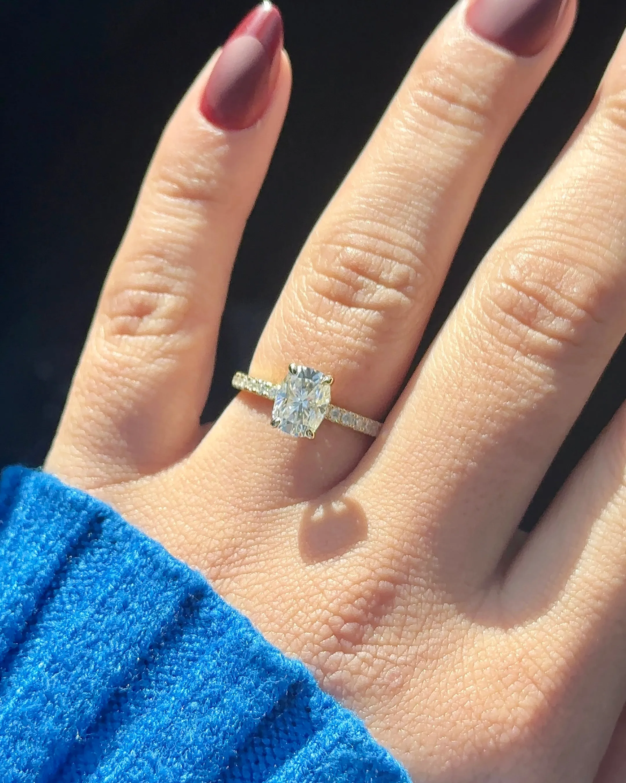 MADISON MOISSANITE RING