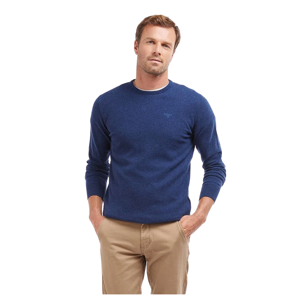 Maglione Barbour Essential Blu