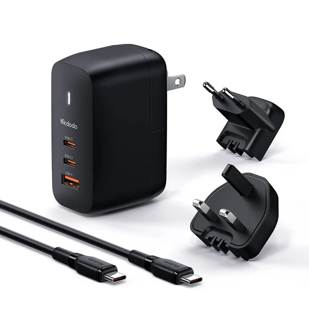 Mcdodo Mecha Series 65W GaN Universal Charger Set EU/UK/US Plug (Reddot Winner 2021)