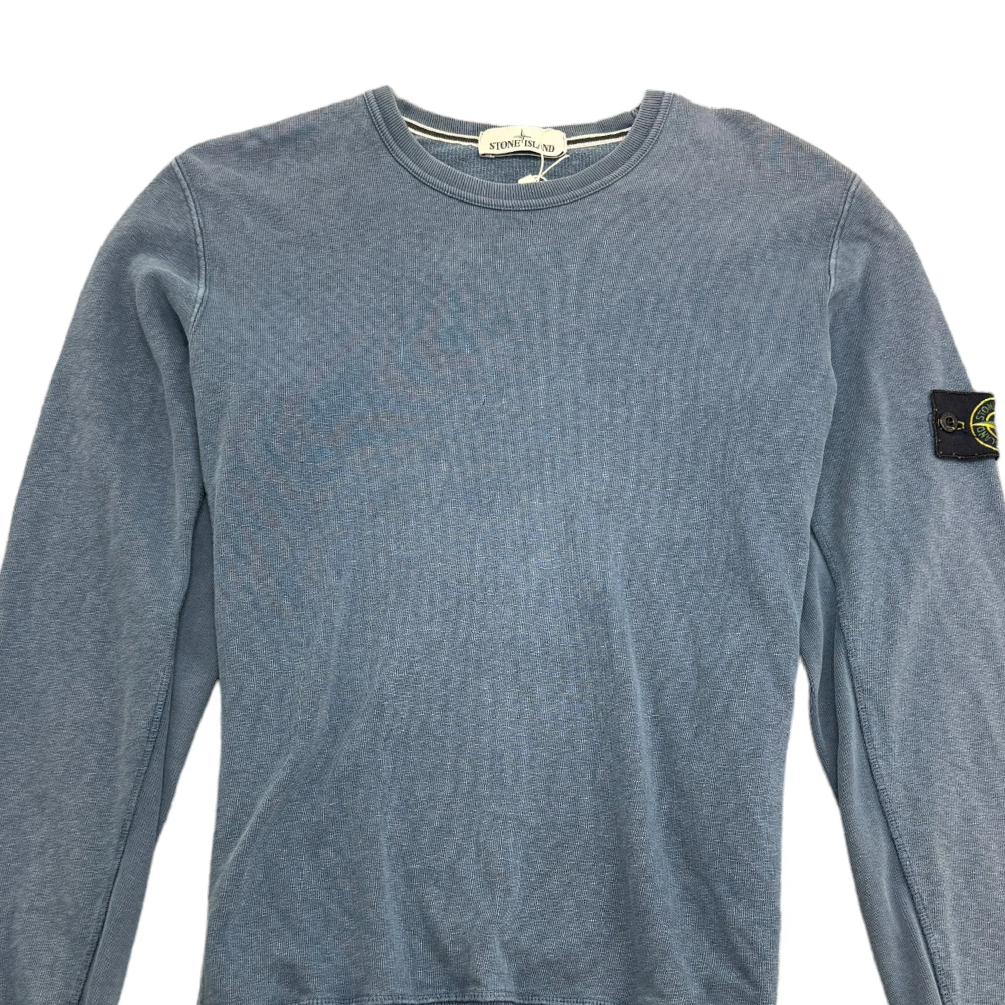 Men's Applique Logo Sweatshirt Blue Size L