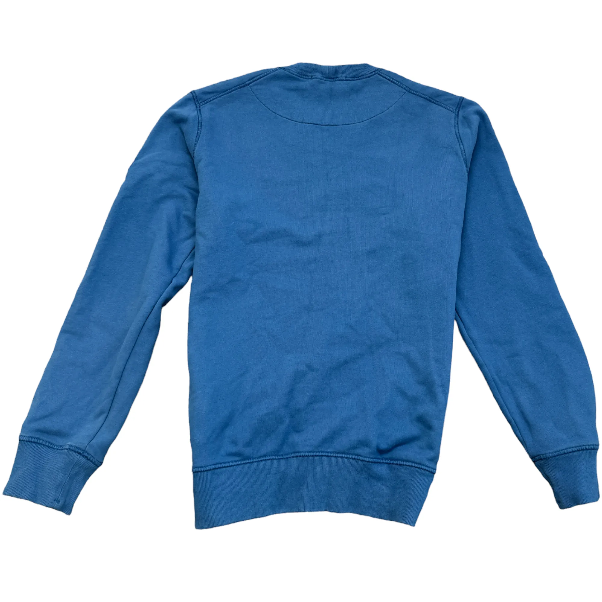 Men's Applique Logo Sweatshirt Blue Size M