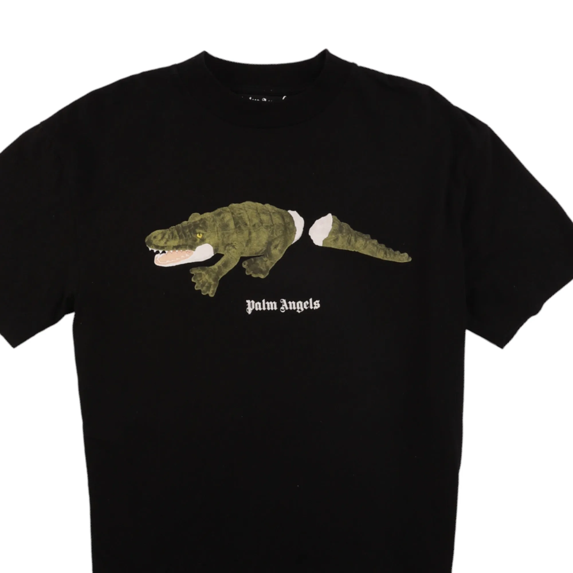 Men's Crocodile T-Shirt Black Size M