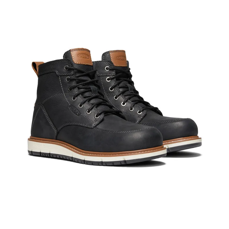 Men's San Jose 6 Boot (Aluminum Toe)  |  Black/Caramel Cafe