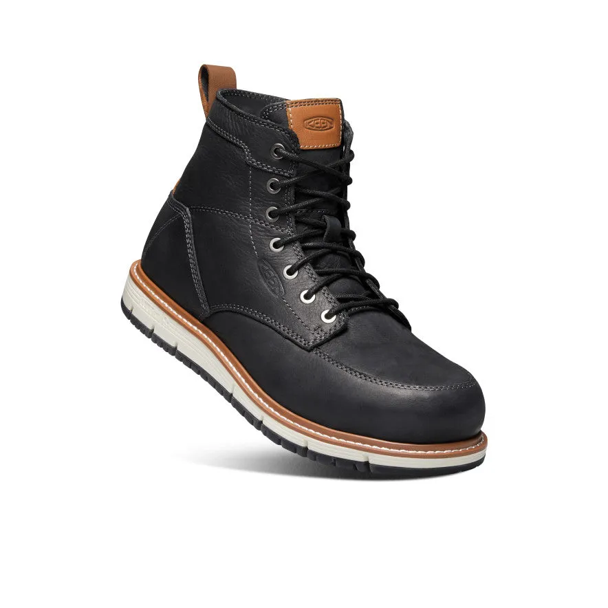 Men's San Jose 6 Boot (Aluminum Toe)  |  Black/Caramel Cafe