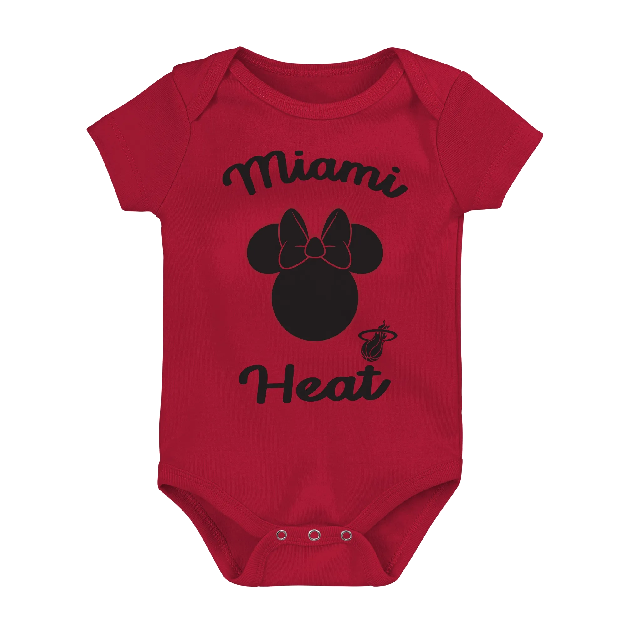 Miami HEAT Minnie Girls Newborn Onesie 3-Pack