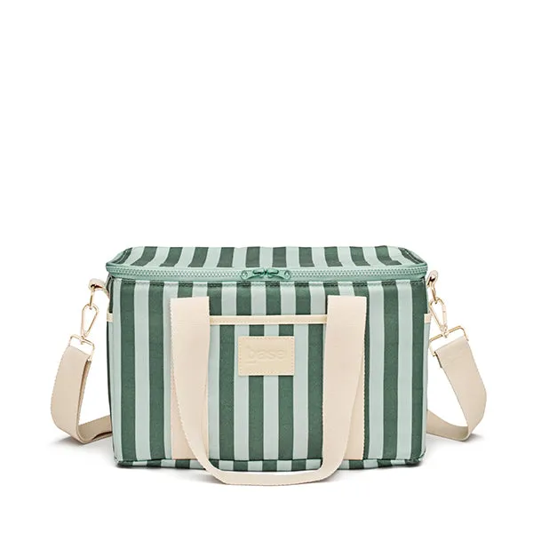 Midi Base Cooler - Dusty Mint / Forest Stripe