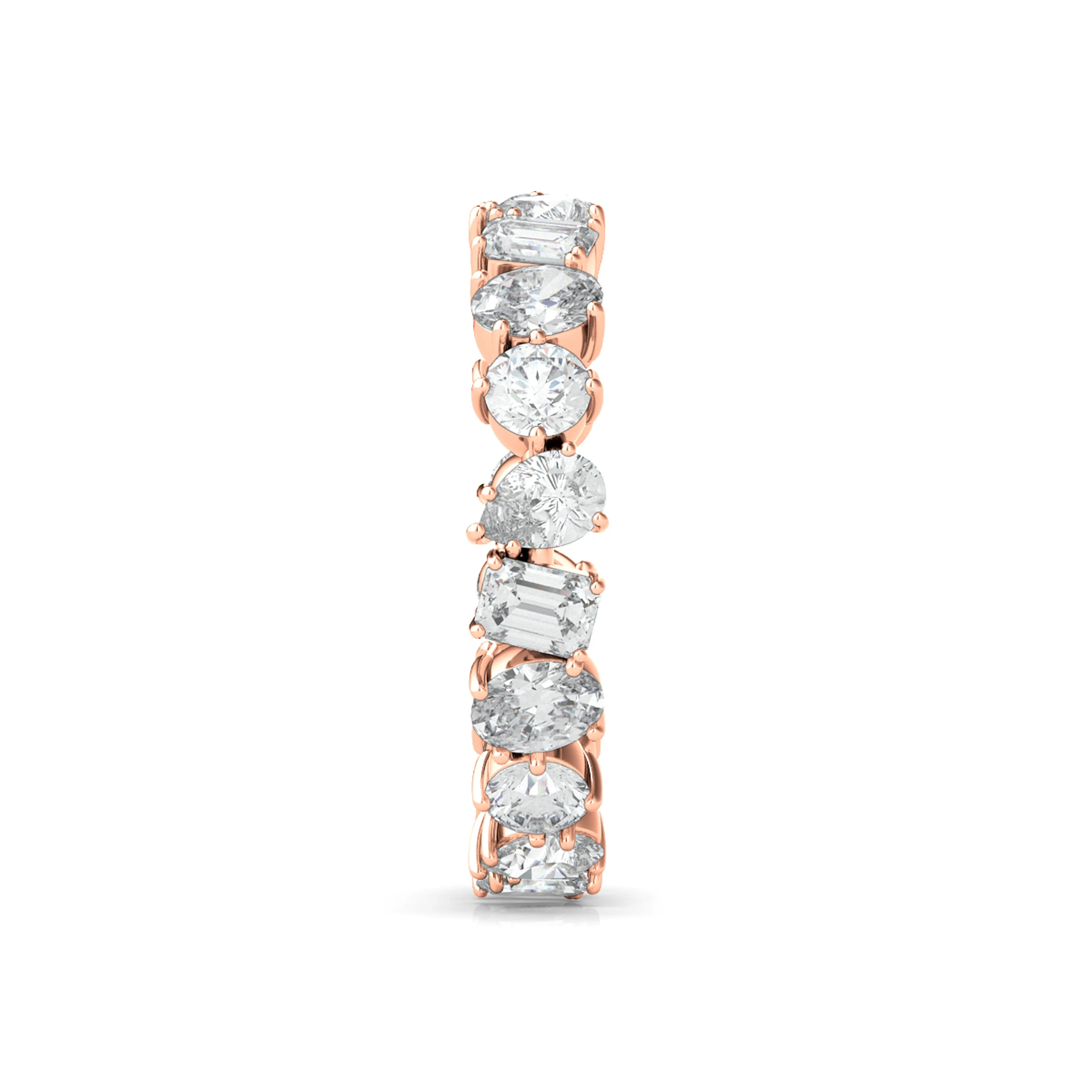 Mixed Shape Diamond Eternity Band