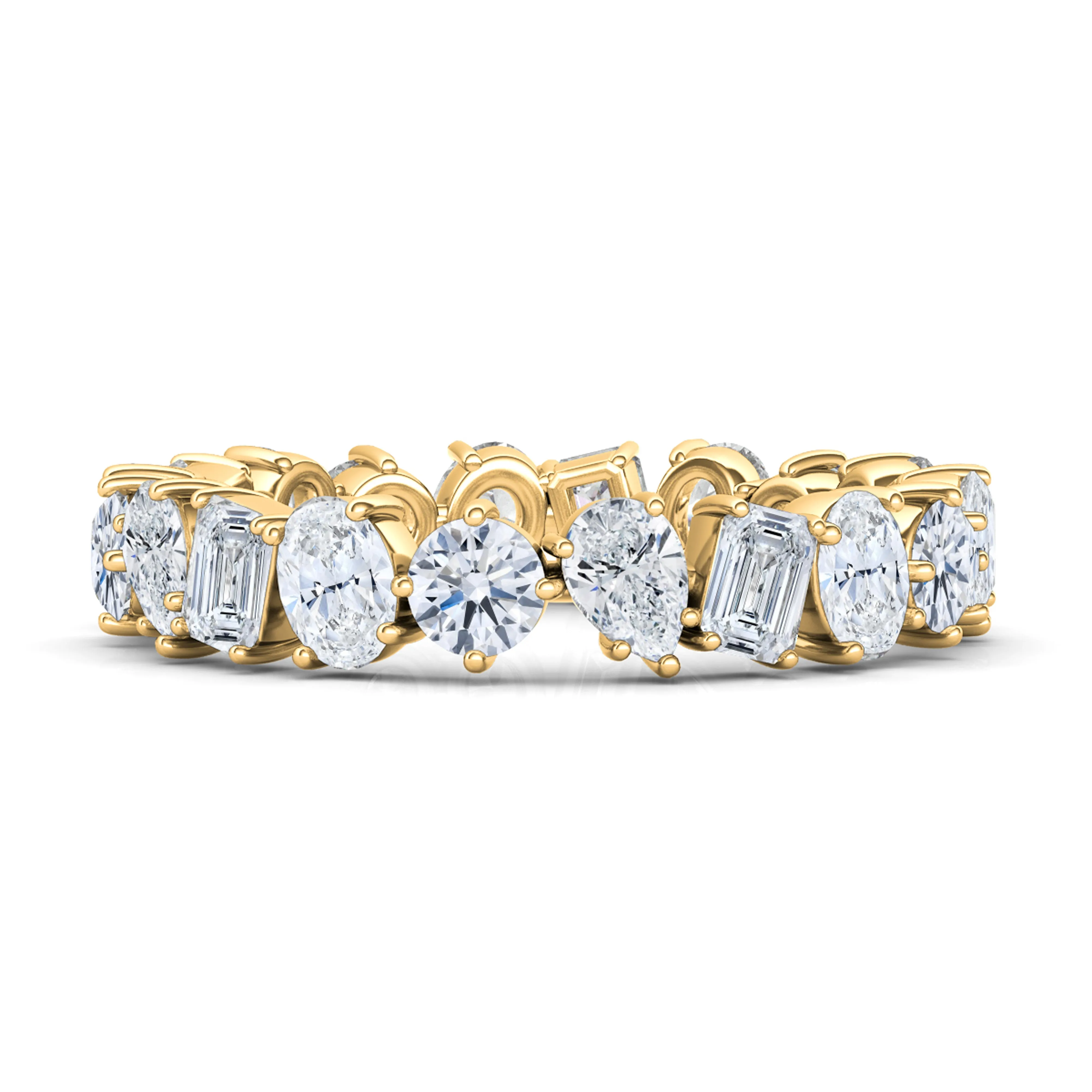 Mixed Shape Diamond Eternity Band