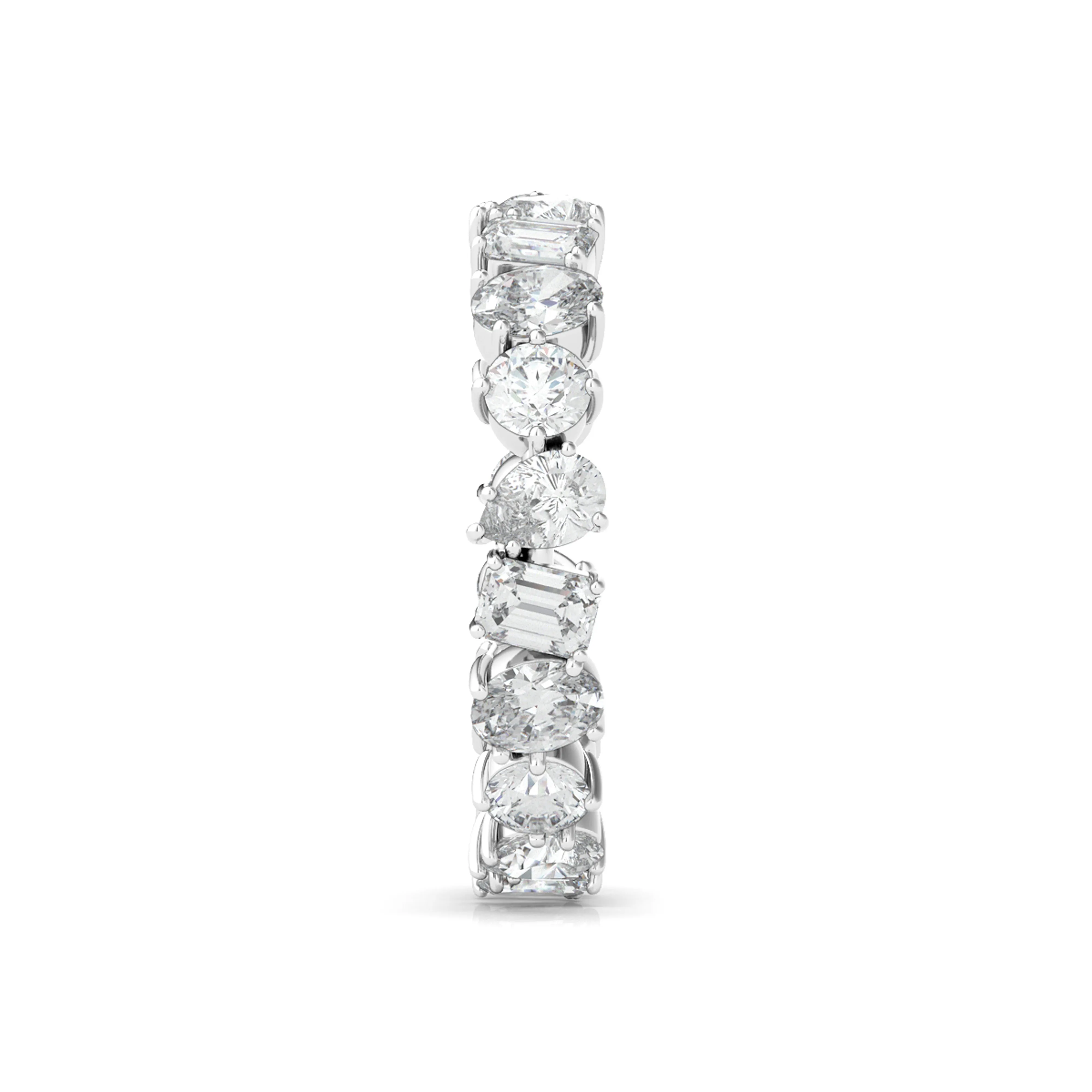 Mixed Shape Diamond Eternity Band