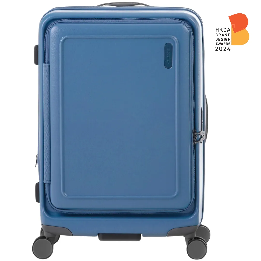 MONOCOZZI URBANITE|34L/72L/118L Expandable 4 wheels TSA Lock Top Flip Suitcase - Slate Blue