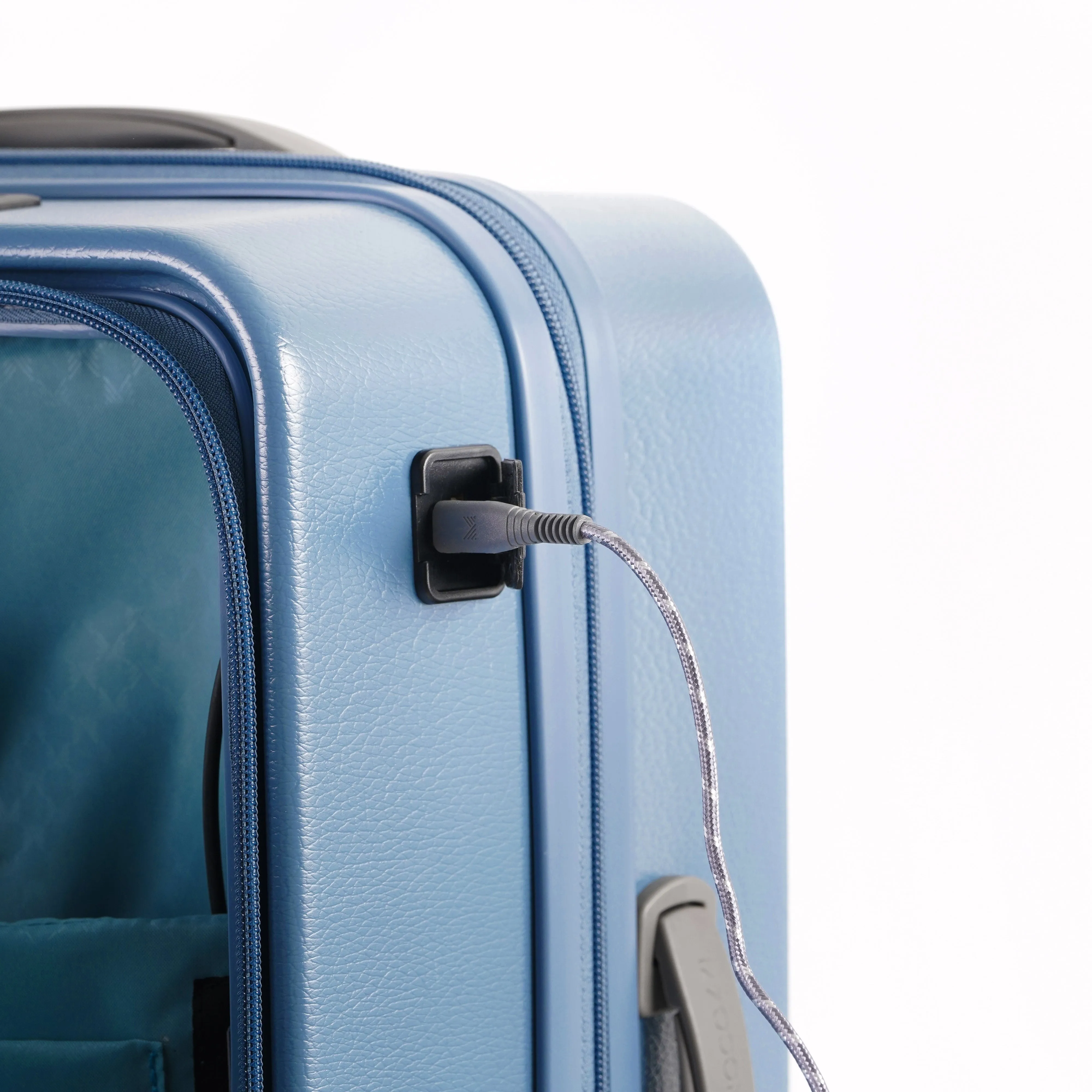 MONOCOZZI URBANITE|34L/72L/118L Expandable 4 wheels TSA Lock Top Flip Suitcase - Slate Blue