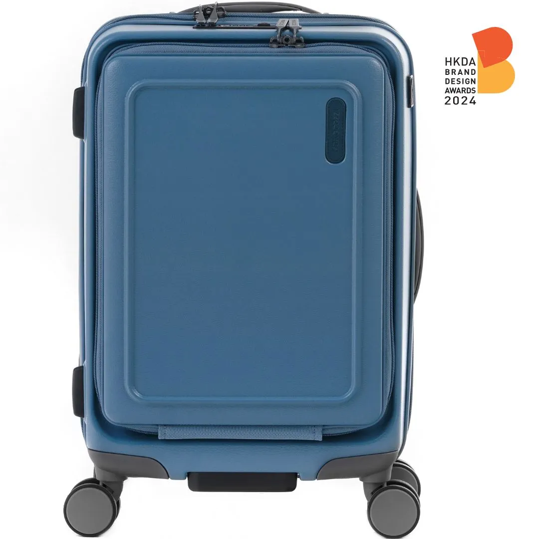 MONOCOZZI URBANITE|34L/72L/118L Expandable 4 wheels TSA Lock Top Flip Suitcase - Slate Blue