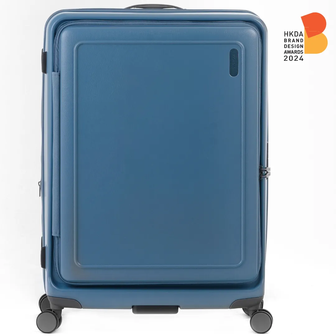 MONOCOZZI URBANITE|34L/72L/118L Expandable 4 wheels TSA Lock Top Flip Suitcase - Slate Blue