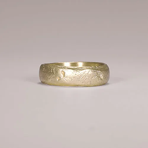 NEW! Worn Band 6.5mm in 10k Yellow Gold by Branch