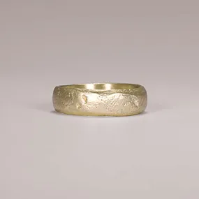 NEW! Worn Band 6.5mm in 10k Yellow Gold by Branch