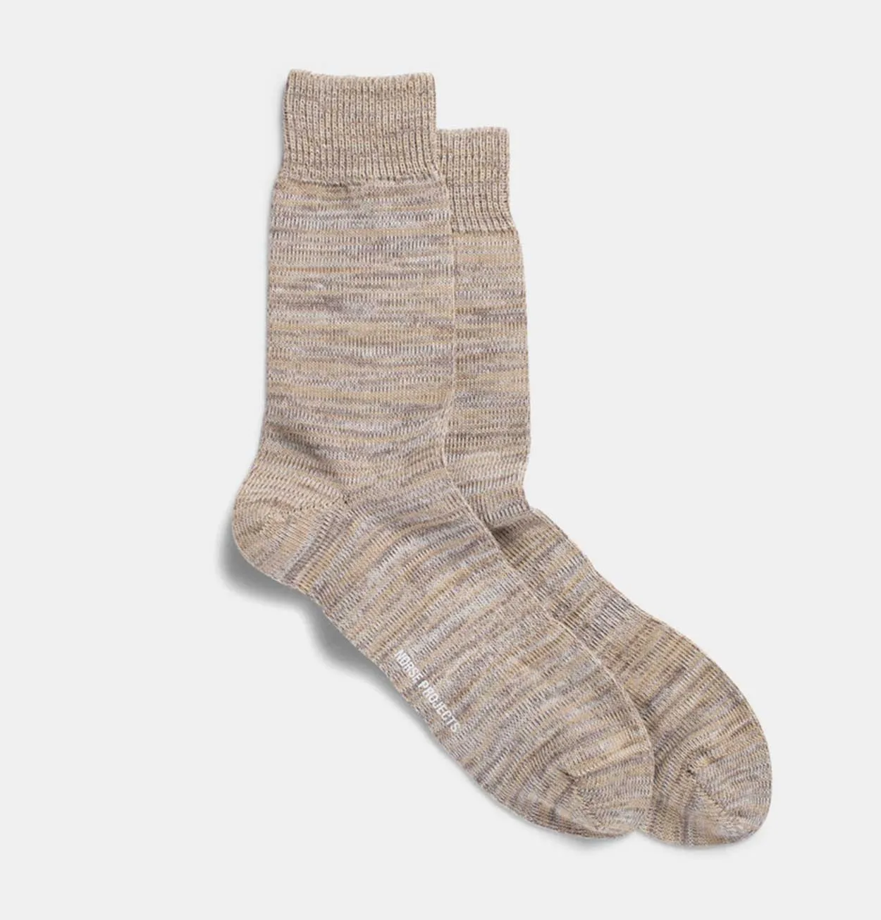 Norse Projects Bjarki Blend Socks in Oatmeal