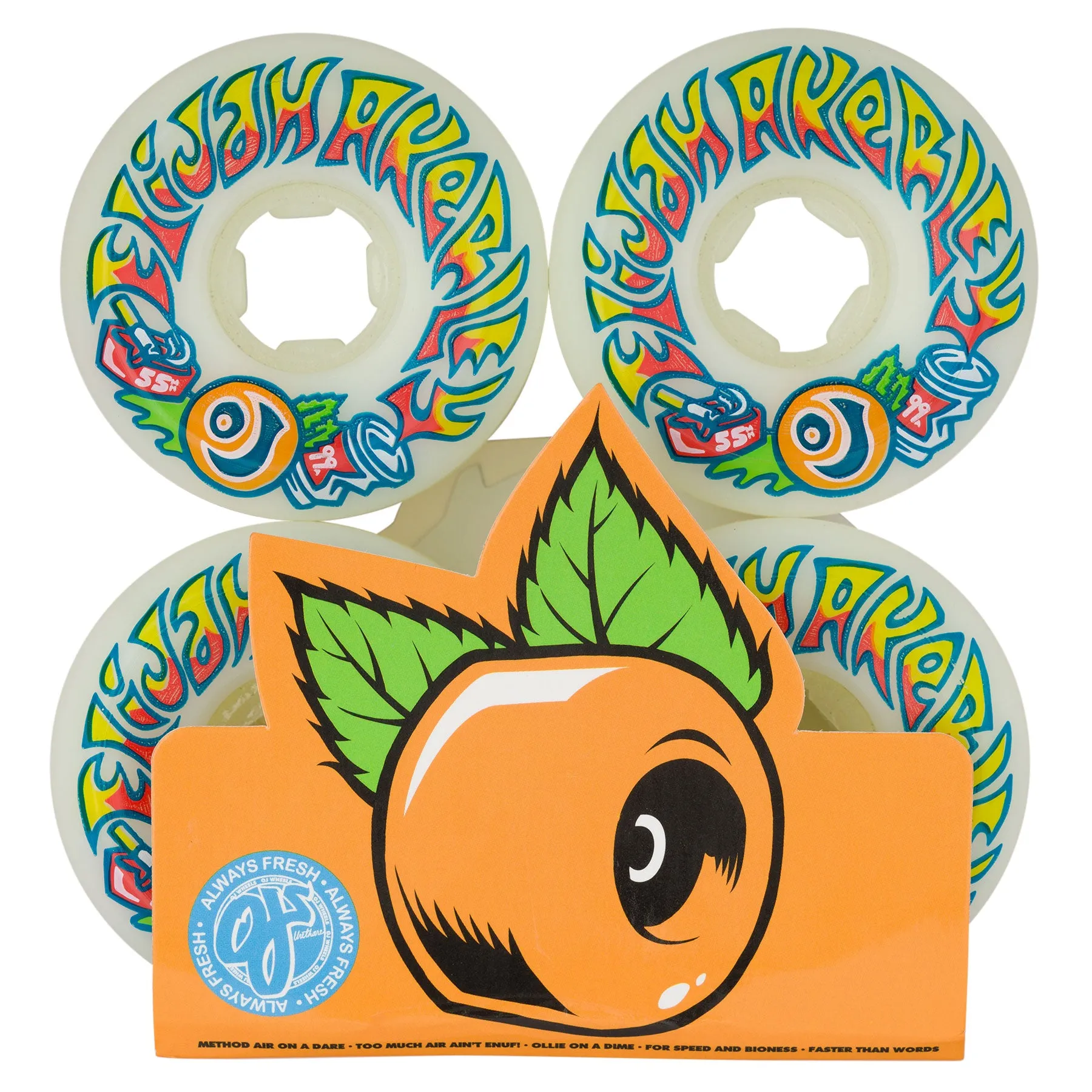 OJ Wheels Elijah Ackerley Hardline White 55mm 99a