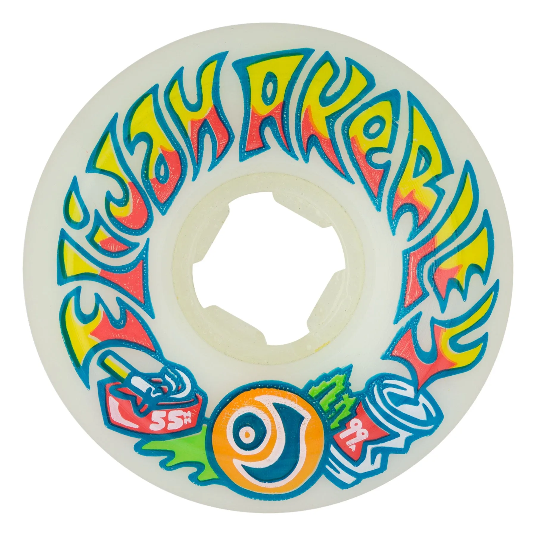 OJ Wheels Elijah Ackerley Hardline White 55mm 99a