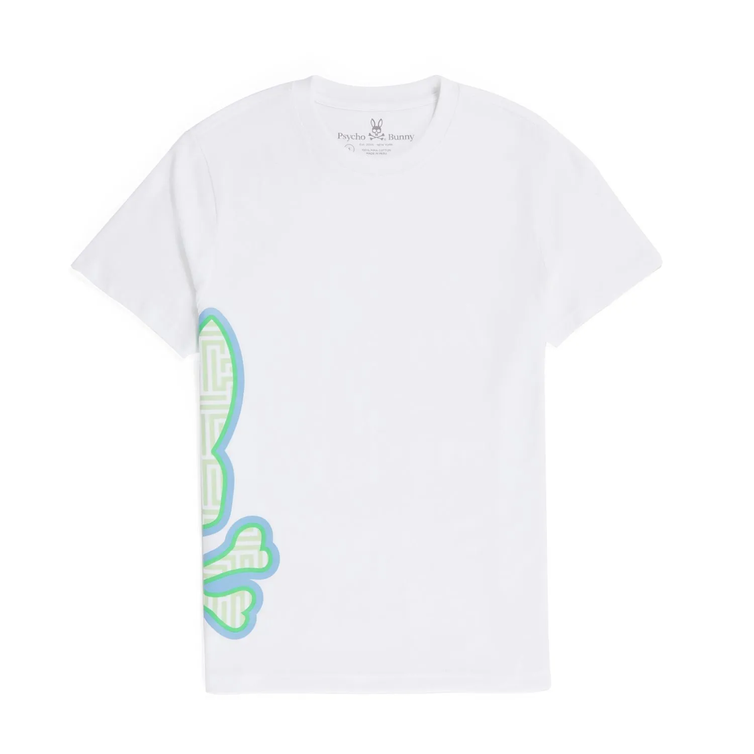 Psycho Bunny Kids Dammes Graphic Tee - White