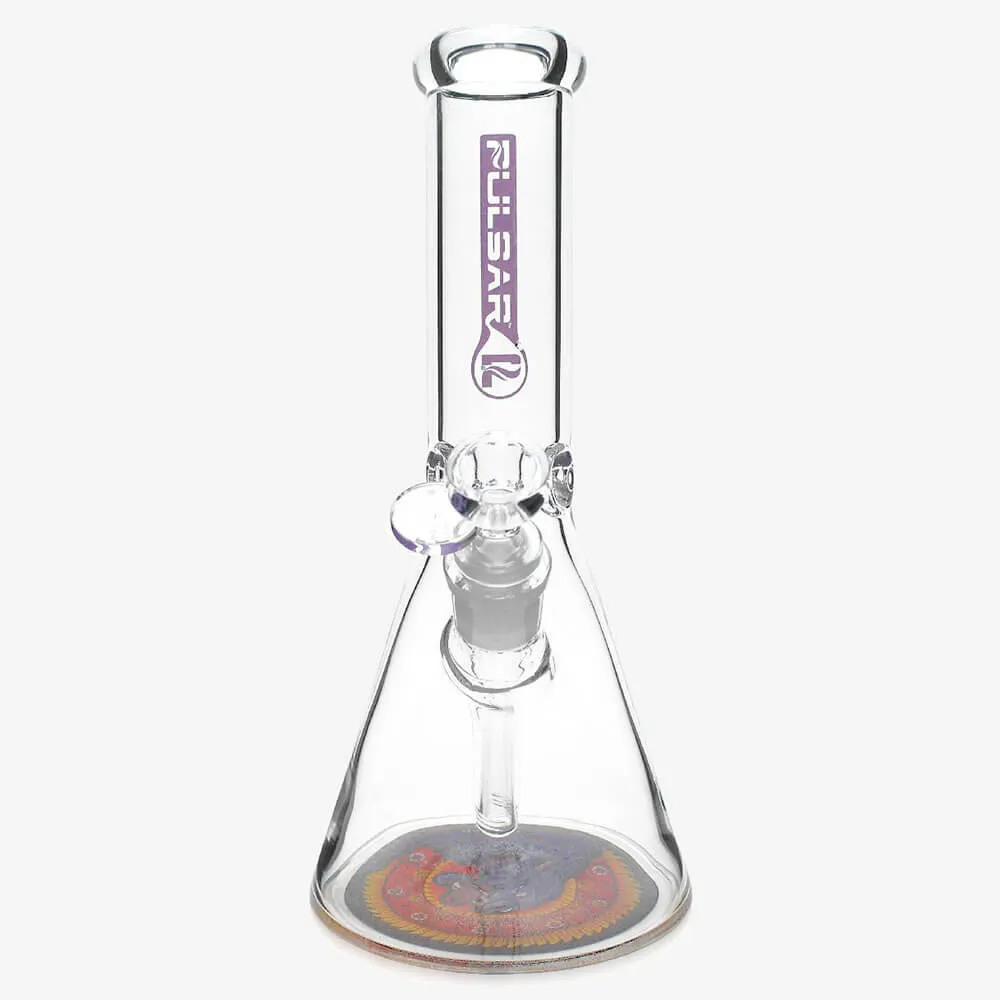 Pulsar 10" Psychedelic Jaguar Beaker Bong