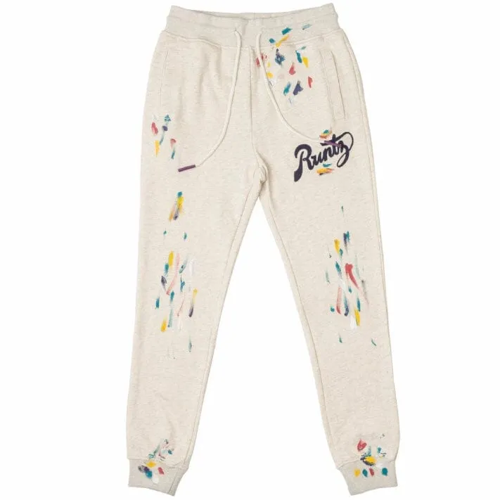 Runtz Paintsmudge Joggers (Oatmeal) 321-36457