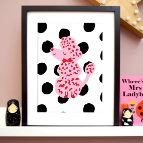  Spotty Poodle  - Art Print