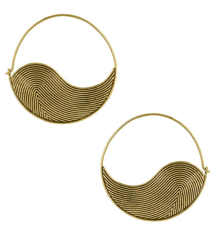 Swell Brass Earrings/Hangers