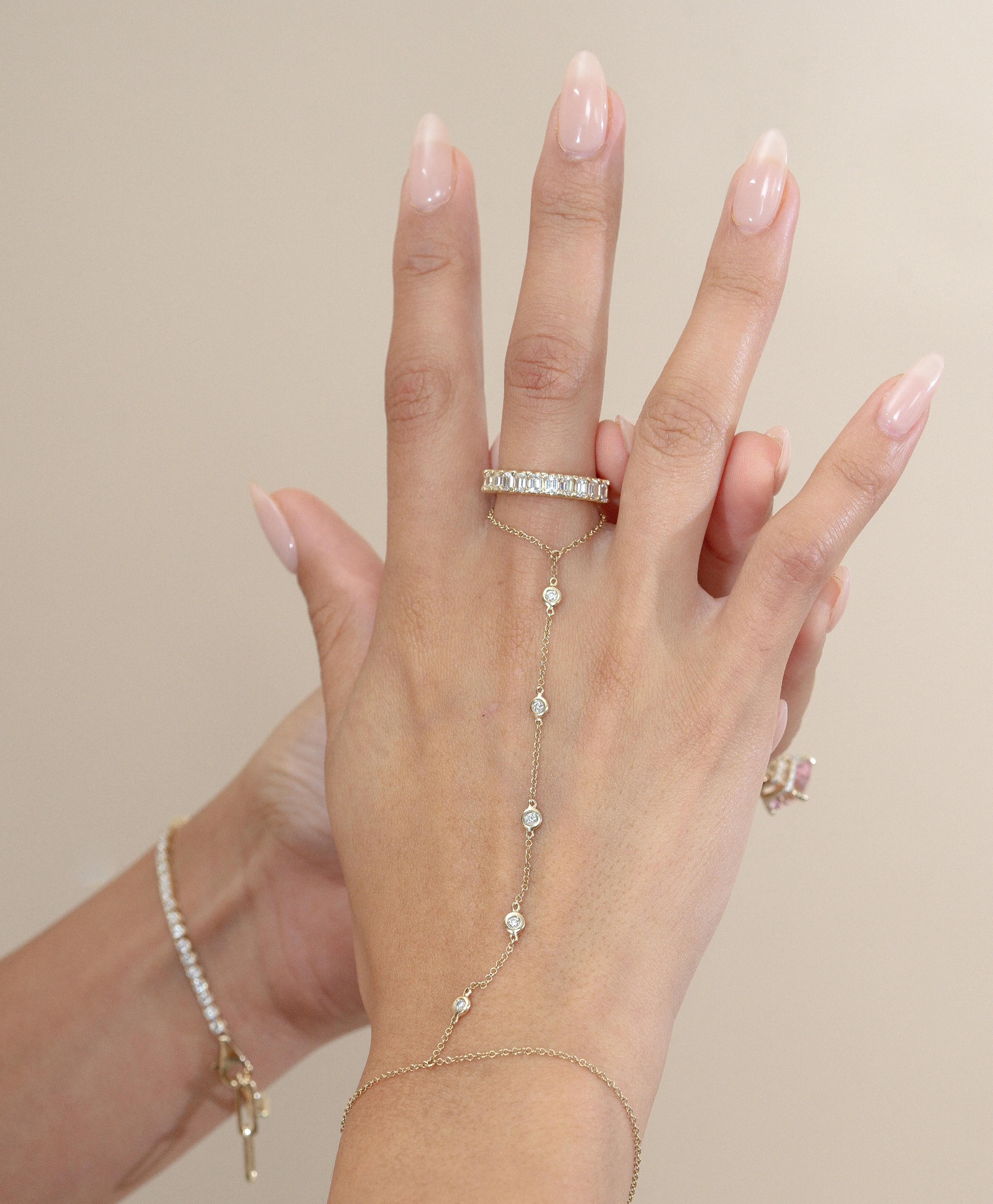 The Mary Bracelet Ring Chain