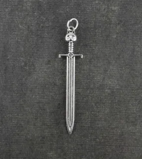 Tiger's Head Sword Amulet Pendant