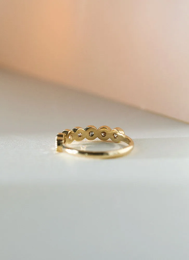 Tully diamond ring 14k gold