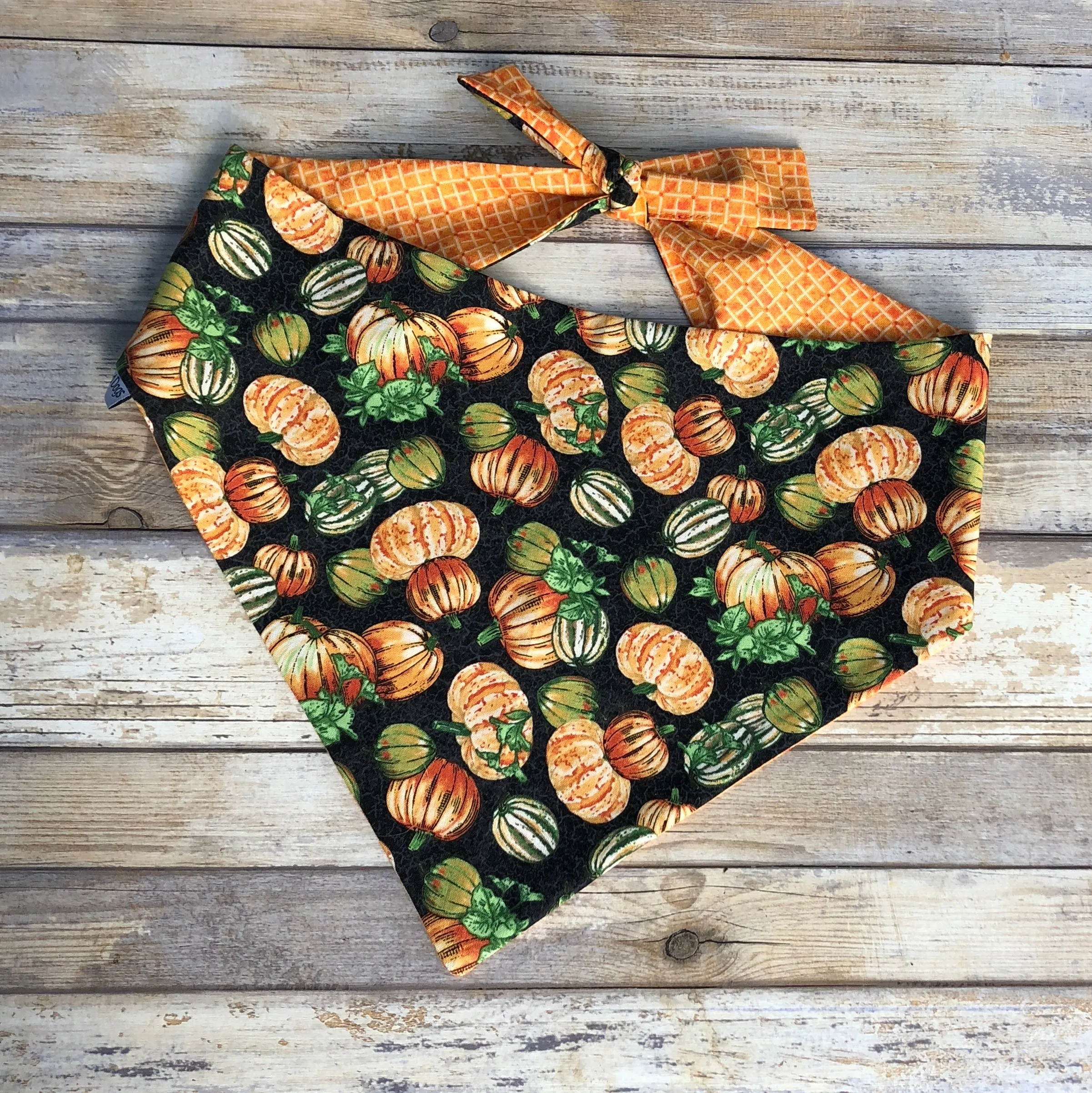 Turkeys & Pumpkins Fall Harvest Pet Bandanas