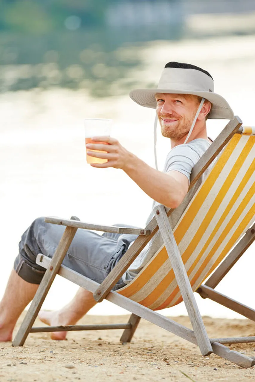 Valette Men's Nylon Floppy Hat in Navy