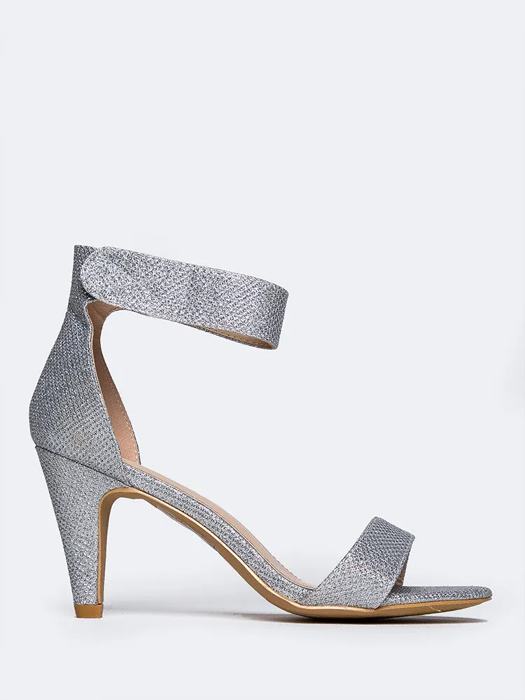 Velcro Ankle Strap Heel