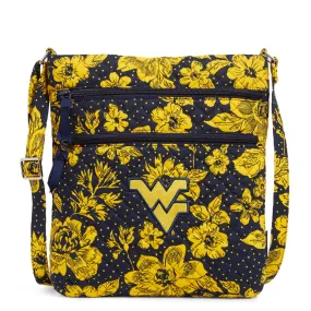 VERA BRADLEY COLLEGIATE TRIPLE ZIP HIPSTER CROSSBODY