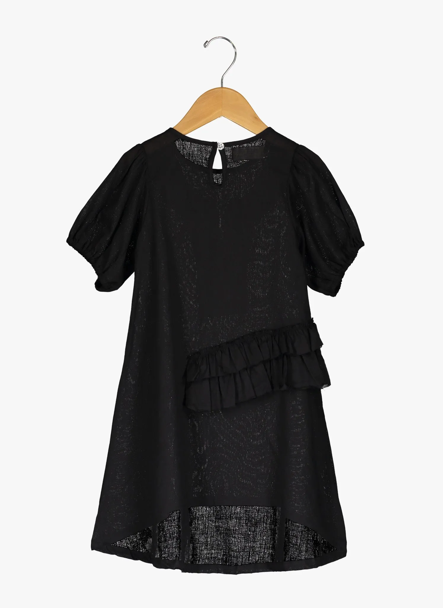 Vierra Rose Freya Pretty Neckline Dress in Black